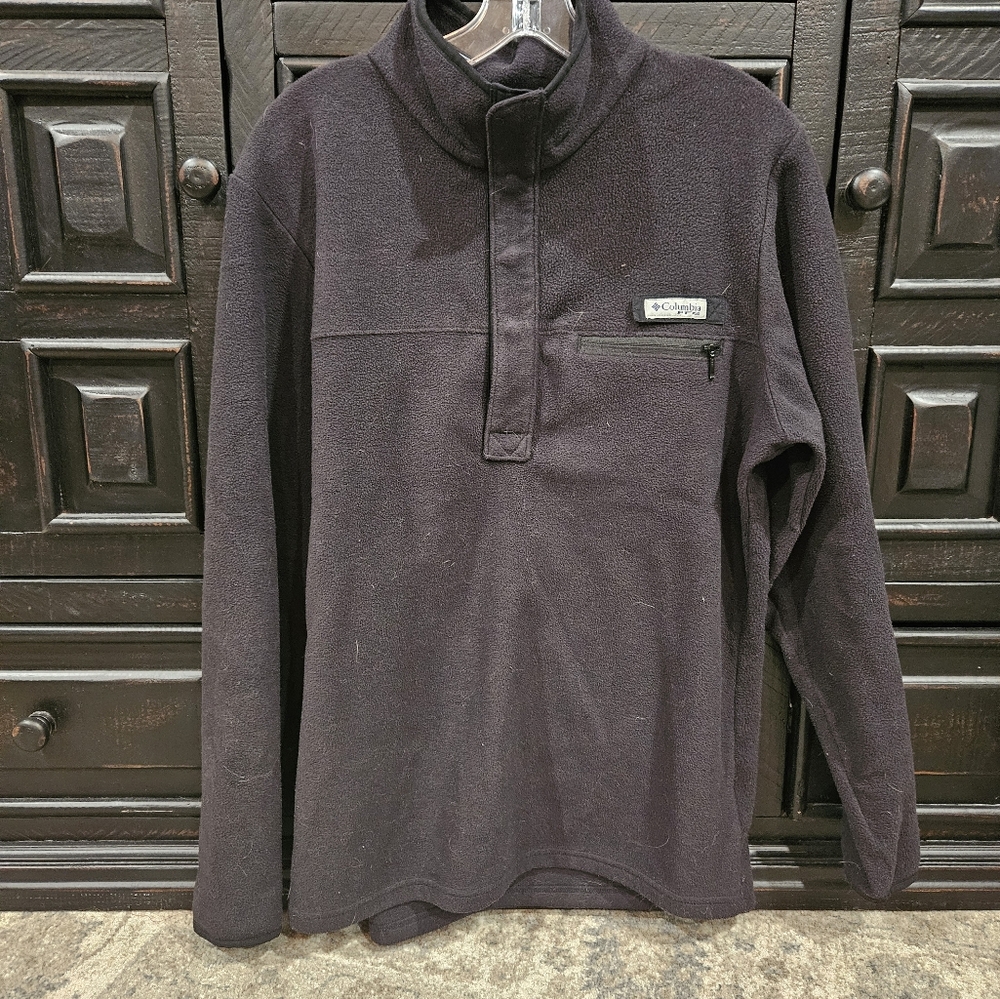 Two Men's Columbia Fleece Pullovers